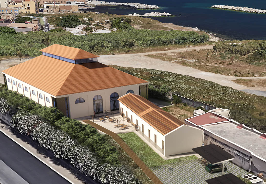 Veduta della CER dell'Ecomuseo di Palermo